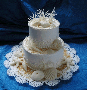 hawaiian wedding cakes