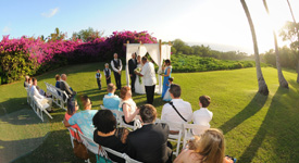Gannon's Oceanview Lawn Wedding