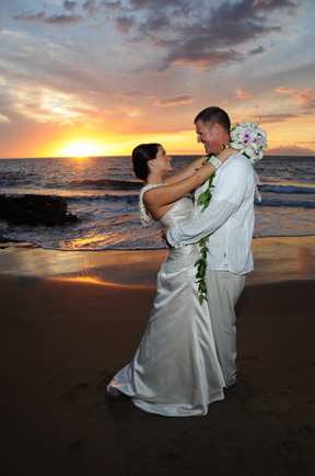 Makena Sunset Beach Wedding