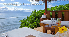 Deluxe Ocean Front Kaanapali Wedding & Honeymoon
