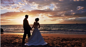 Kauai Romantic Sunset Wedding