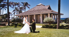 Turtle Bay Resort Glass Chapel Wedding