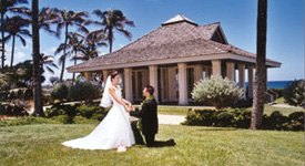 Turtle Bay Resort Glass Chapel Wedding