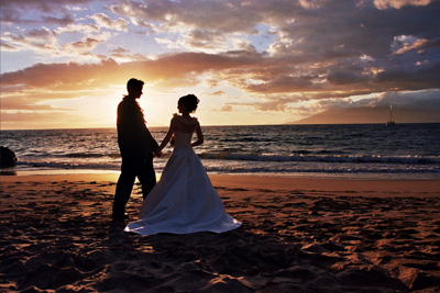 Kauai Romantic Sunset Wedding