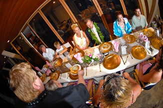 Dinner Reception at the Maui Beach Front Villas